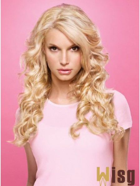 Wavy Lace Front Layered Long Blonde Popular Jessica Simpson Wigs