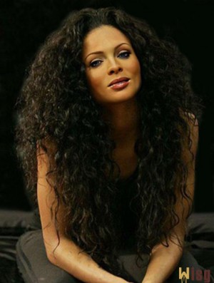 24 inch Black Lace Front Wigs For Black Women