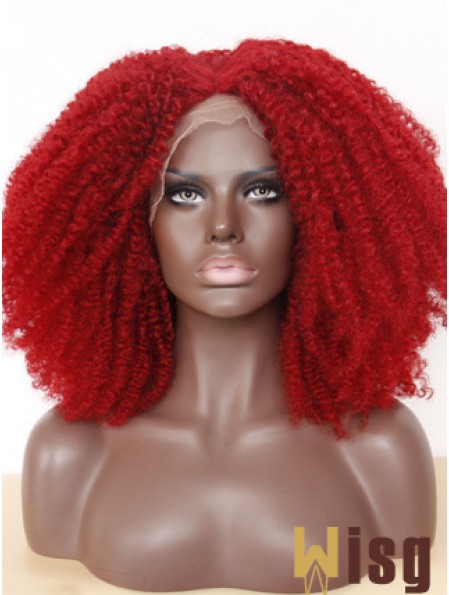 Comfortable 14 inch Long Kinky Wigs For Black Women