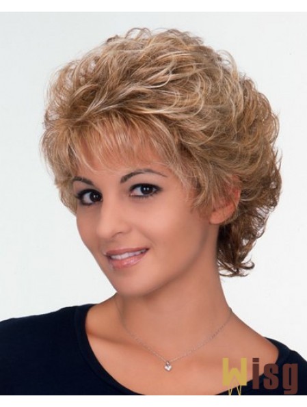 Synthetic Short Curly Capless Online Wigs