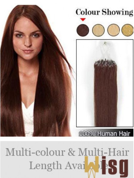 Online Auburn Straight Micro Loop Ring Hair Extensions