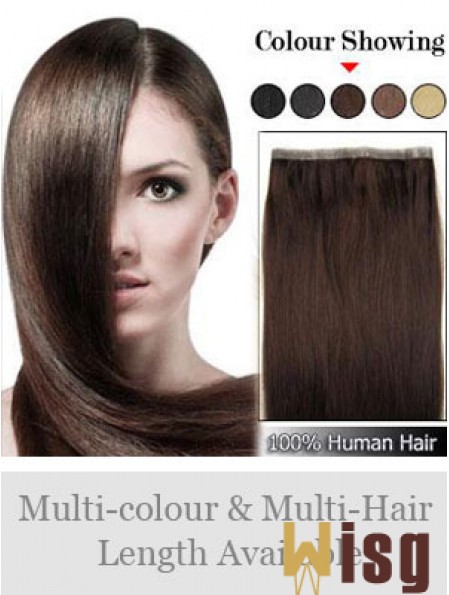 Straight Remy Human Hair Brown Cheapest Weft Extensions