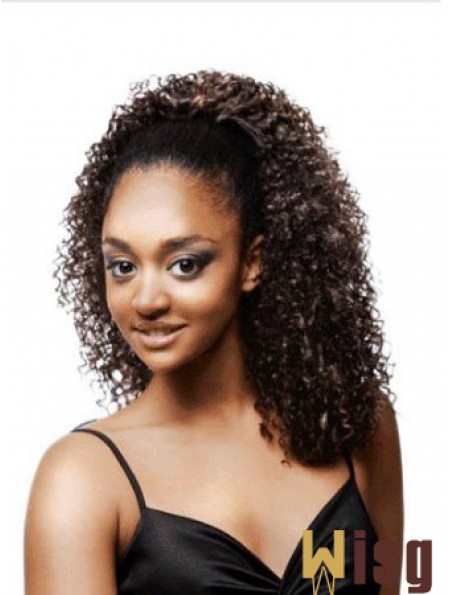 Style Brown Synthetic Curly Hair Falls