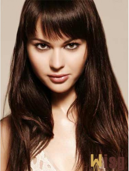 Remy Human Hair Auburn Fringe Extensions