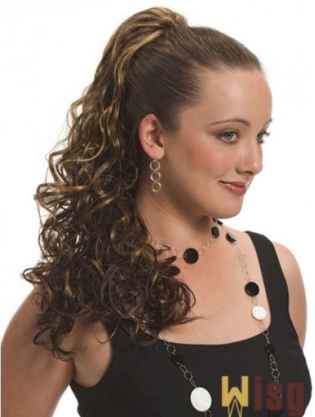 Cheap Curly Brown Ponytails