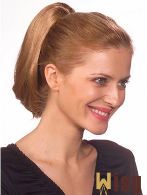 Fashionable Straight Brown Ponytails